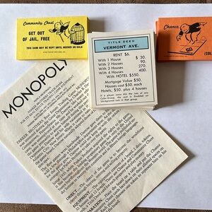 Monopoly game replacement pieces